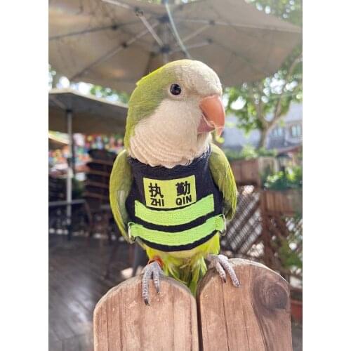 Bird excrement pocket parrot Lightweight Waterproof diaper flight suit washable reusable pet coat autumn and winter warm