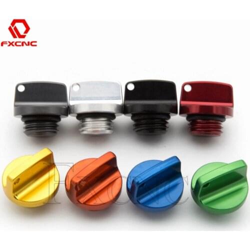 M20*2.5mm Universal Motorcycle Crankcase Cap Engine Oil Filler Caps For Honda Suzuki Kawasaki Yamaha Triumph Screw Cover Plug