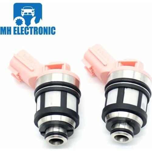 MH Electronic Set of 2 Fuel Injector Nozzle 166009S200 JS23-4 For Nissan Frontier Pathfinder Quest Xterra for Infiniti QX4 JS234