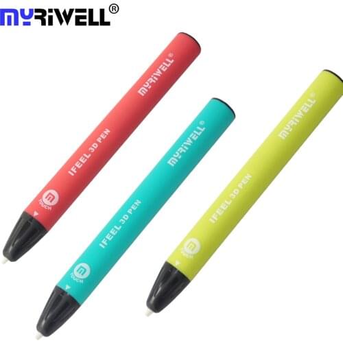 Myriwell 3D Pen 3D Pens,Touch Sensing Pen,USB Charging, 3D Model Smart 3D Printing Pen,Support Mobile Power Supply