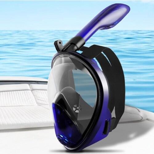 2021 New Adult Snorkeling Full Face Swimming Mask Breathing Tube Full Dry Diving Masks Scuba Swim Goggles Diving Equipment