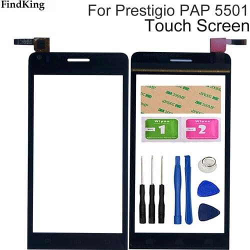 Touch Screen For Prestigio Multiphone 5501 Touch Screen Front Glass TouchScreen Lens Sensor Digitizer Panel Tools