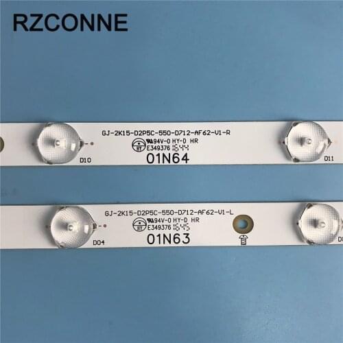 LED backlight strip for Phillps AOC 55"TV 55PUF6701/T3 GJ-2K15-D2P5C-550-D712-AF62-V1 55PUF6461/T3 TPT5501J