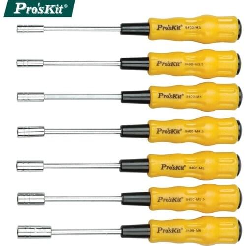 Proskit socket screwdriver hexagon socket wrench nut screwdriver bolt socket batch 1PK-9402