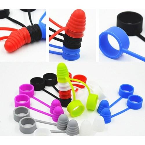 Universal Soft Silicone Drip Tip Dust Cap Vape Band For RDA RTA Atomiser Tanks Electronic Cigarette Accessories 19-25mm Dropship