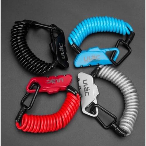 Mini Bike Lock 1200mm Fold Backpack Cycling Helmet Bicycle Cable Lock 3 Digit Combination Anti-theft Bike Bicycle Lock