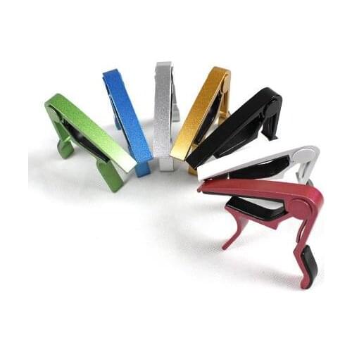 High quality Single-handed Acoustic Electric Guitar Capo Tune Clamp Trigger - Material Metal