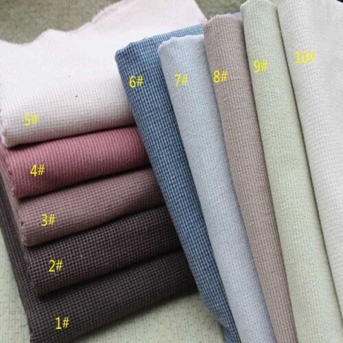 50*140CM Grid Japanese Yarn Dyed Washed Cotton Fabric Handmade DIY Professional Quilting Cotton Patchwork Pillow ,Bag Cloth