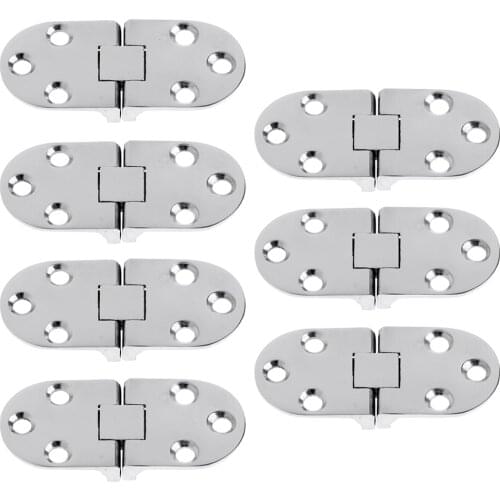 7pcs 316 Stainless Steel Casting Hinge Door Hinge for Boat Yacht RV 66x29mm