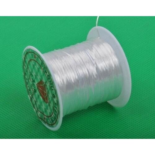 9Roll x10M White Elastic Beads Thread /Stretchy /String Cords 0.8mm For DIY Jewelry Necklace Bracelet Handcraft Bijoux Z901