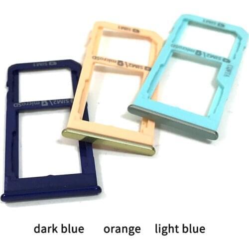 10PCS Sim Tray Holder For Samsung Galaxy A60 A6060 SIM Card Tray Slot Holder Adapter Socket Repair Parts