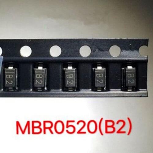 50pcs MBR0520LT1G MBR0520 SOD-123 Schottky Diode