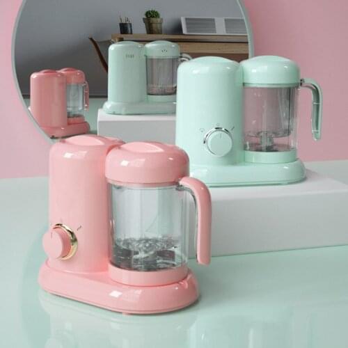 220V Electric Baby Food Maker Stainless Steel Cooking Maker Steamer Multifunction Mixing Grinder Blenders Processor Shatterproof