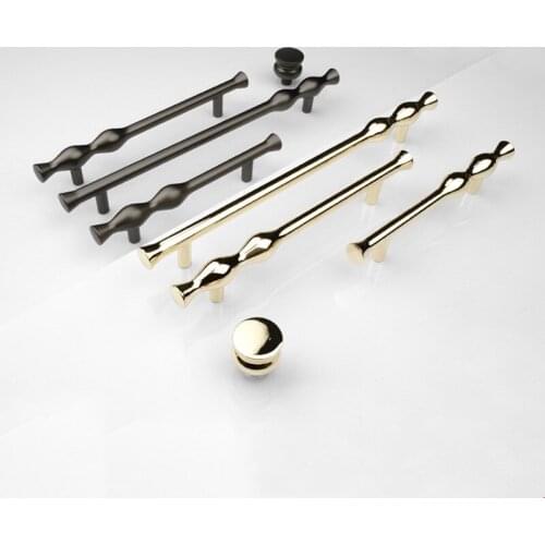 KK&FING Simple Fashion Creativity Cabinet Door Handles Zinc Alloy Drawer Knobs Wardrobe Door Pulls Furniture Handle Hardware