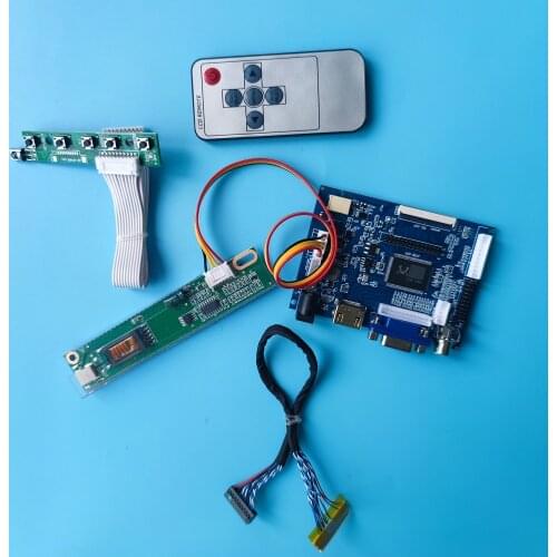 Kit Work for LTN141P2-L01 1400x1050 2AV VGA AV remote LCD Screen display moitor driver panel 30pin Controller Board HDMI