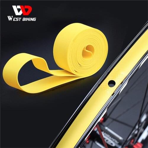 WEST BIKING 2 Pcs Tire Tape Mountain Road Bike Cycling Anti-stab Tire Pad For 26 27.5 29 Inch 700C MTB Bicycle Rim Tapes Strips