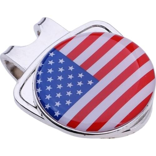 Golf Ball Marker With Standard Hat Clip For Your Friend, Clips Fit Easily Onto