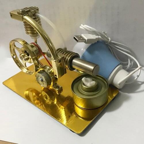 Mini Stirling engine mini steam power physics new technology science small manufacturing small invention experimental toy