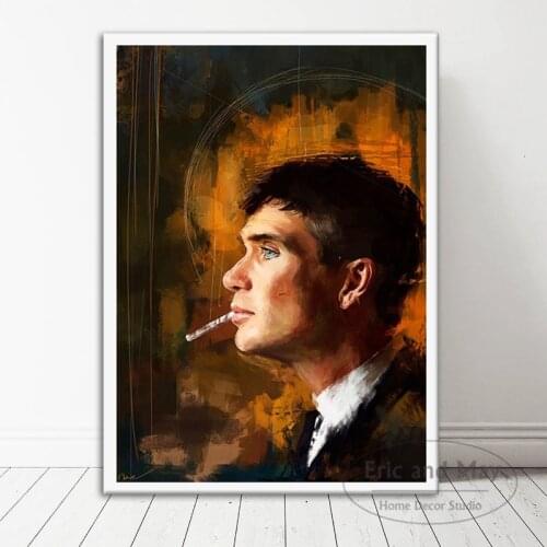 Peaky Blinders Cillian Murphy TV Show Posters And Prints Canvas Painting Pictures On The Wall Art Decorative Home Decor Tableau