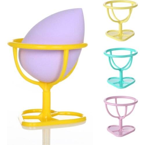 Multi-color Makeup Beauty Egg Powder Puff Sponge Display Stand Drying Holder Rack Cosmetic Sponge Puff Holder Storage Bracket