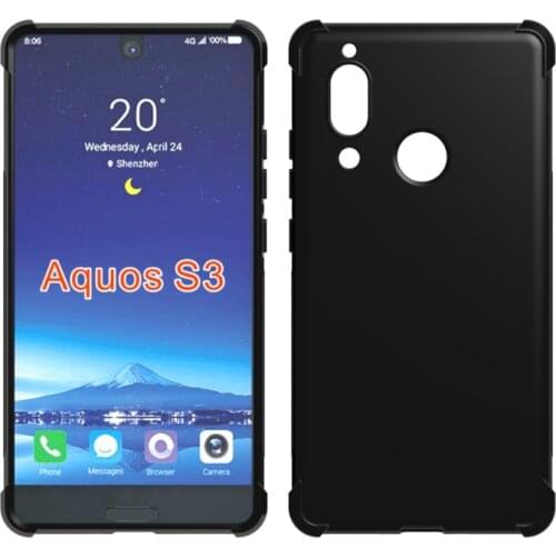 Crystal Clear Anti-slip Anti-Scratch Shockproof Durable Flexible TPU soft Case Cover for Sharp Aquos S3