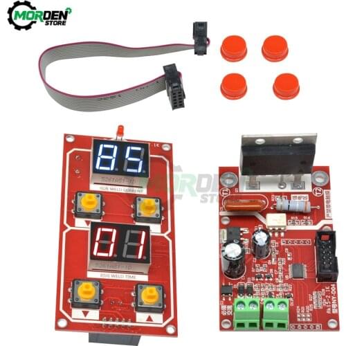 Dropship NY-D04 100A Dual Display Spot Welding Machine Transformer Controller Control Panel Board Adjust Time Current