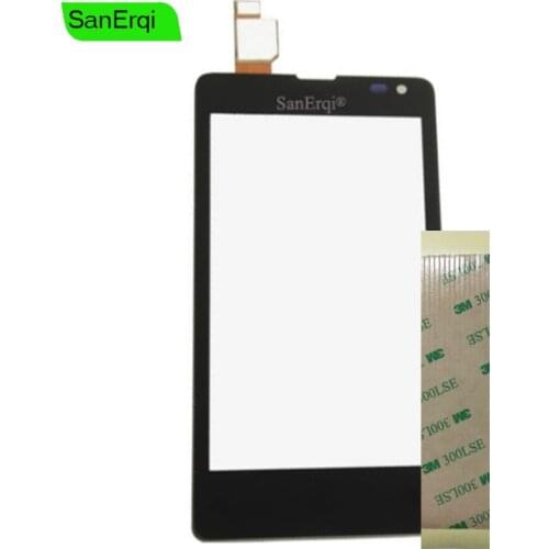 Touch Screen For Nokia Microsoft Lumia 435 532 N435 N532 Touch Panel Display Sensor LCD Display Digitizer Glass SanErqi