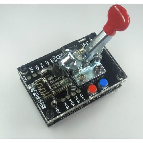 ESP8266 test rack burner, one button download, support ESP-12S ESP-07S and other 7 modules