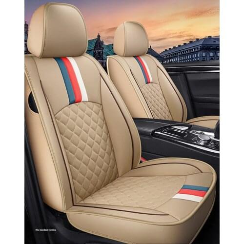 Kalaisike Leather Universal Car Seat covers for Chery all models A1/ 3/5 Cowin Fulwin Riich E3 E5 QQ3 6 V5 Tiggo X1 auto styling