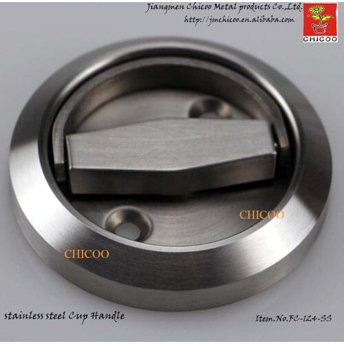 Stainless Steel Recessed Handle door Cup Handle Flush handle