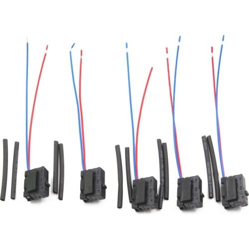 5 Pcs Top Drive Link Car Left Door Lock Micro Switch Wiring Pipe Plug For Polo Golf Passat B5 Bora 4 MK4 TOURAN 3BD 998 785 Left