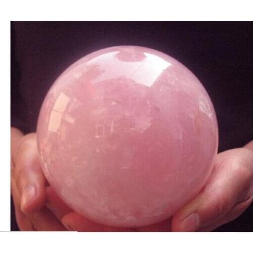 100% QUARTZ CRYSTAL home decoration 110MM Beautiful AAA++ NATURAL ROSE QUARTZ CRYSTAL SPHERE BALL Healing