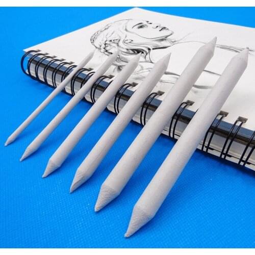 3/6Pcs Double Head Durable Art Drawing Tool Pastel New Blending Smudge Material Escolar Sketching Paper Pencil sketching pencils