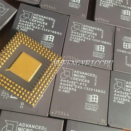 AM486TMDX5-133V16BGC Antique cpu collection testimony of history antique computer accessories