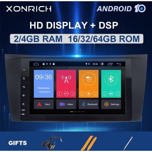 8" DSP 4G 64G 2 din Android 10 Car Radio GPS For Mercedes W211 W219 W463 CLS350 CLS500 CLS55 E200 E220 E240 E270 E280 Multimedia