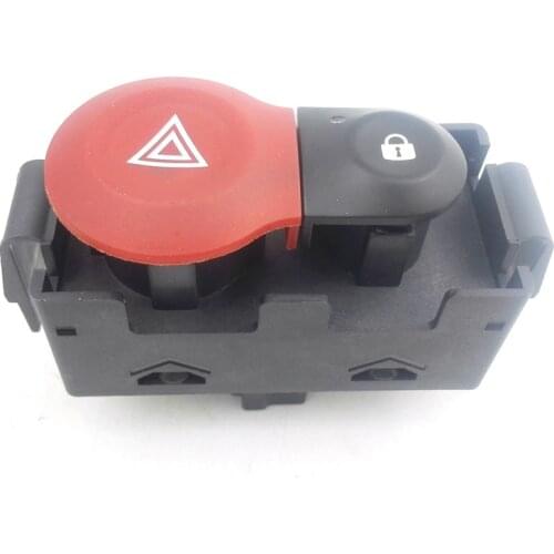 Car Emergency Light Switch for Renault Kangoo Mk2 Clio MK3 Modus 2005-2012 252103766R 8200214896 6Pin