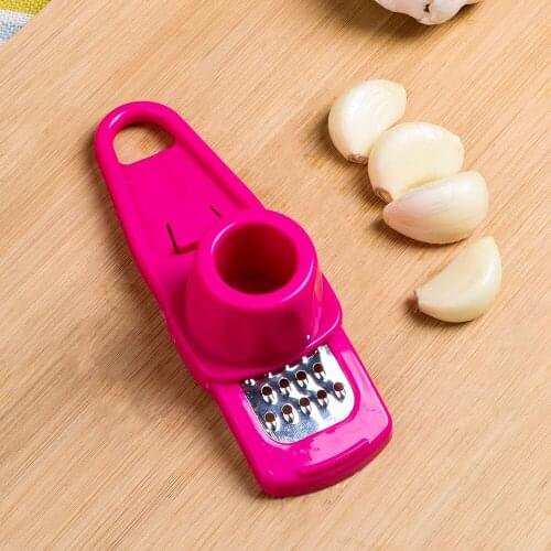 HILIFE Garlic Crusher Garlic Press Mini Multifunction Ginger Grinding Grater Vegetable Grater Garlic Peeler Grater Slicer Cutter