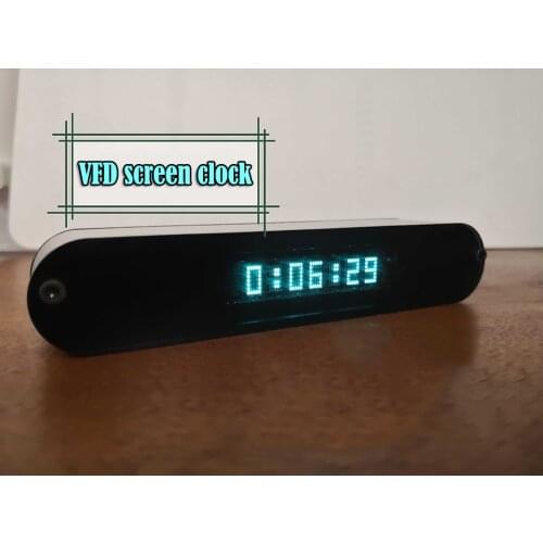 Screen Display Desktop VFD Clock ds3231 Digital LED Clock Creative Home Clock Vacuum Fluorescent Display Power off Memory