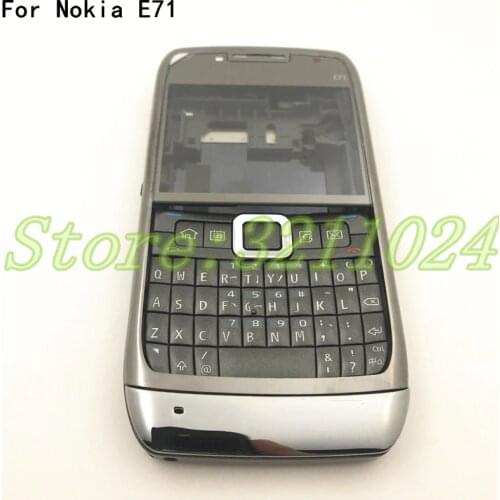 Good quality Original Full Complete Mobile Phone Housing Battery Cover For Nokia E71 +English Keypad +Logo