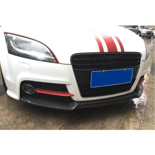 Lively2021 Fit For Tt Audi Tts Carbon Fiber Spoiler Refitted Big Surround Shovel Head Lip Front Chin