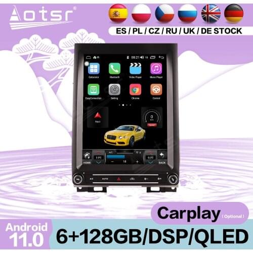 128G Tesla Screen Android 11 Multimedia Radio Receiver For Ford F250 F350 2015-2020 Car GPS Audio Stereo Video Player Head Unit