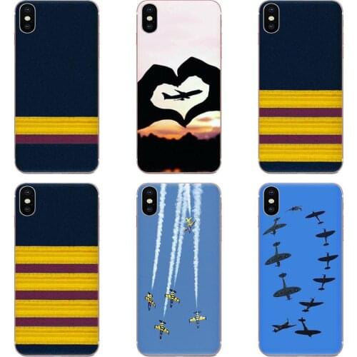 Soft Cases Fundas Love Plane Fly Airplane Show For Samsung Galaxy S9 S10 S20 Plus Ultra S6 S7 S8 Edge Plus