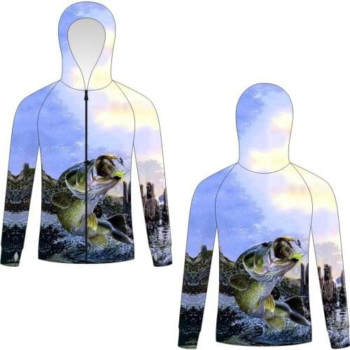 Sun-protective Clothing Fishing Suits Style Cross-border Wholesale Fashion Style Fish Breathable Quick-dry Fishing Cn(origin)