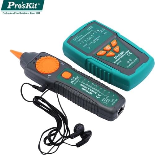 ProsKit MT-7028 Network Toner Probe Kit Audio Network Line Checker Line Tester Telephone Network Line Finder