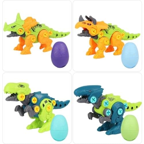 Take Apart Dinosaur Egg Toy with Drill Construction Easter Toys Educational DIY Assembly Kit for Boys Girls