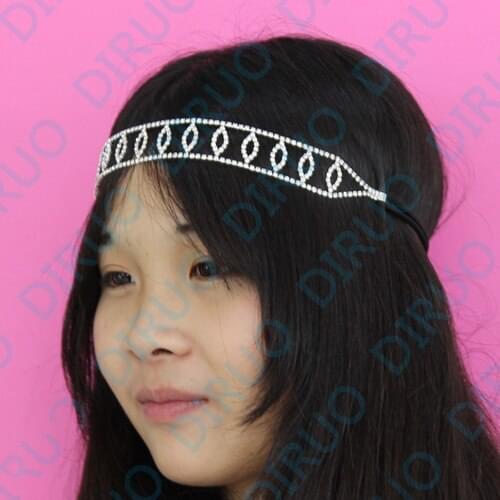 Hairband Hair elastic hair accessories ornament headwear head jewelry hair hoop claw chain crystal rhinestone