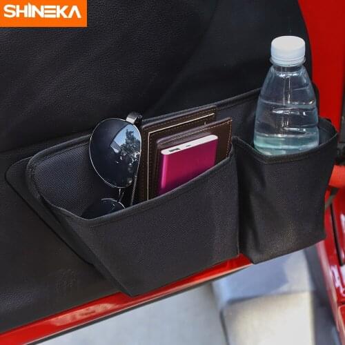 SHINEKA Stowing Tidying For Jeep Wrangler JK 2011-2017 2 4 Door Car Storage Bag Organizer For Jeep Wrangler JK JKU Accessories