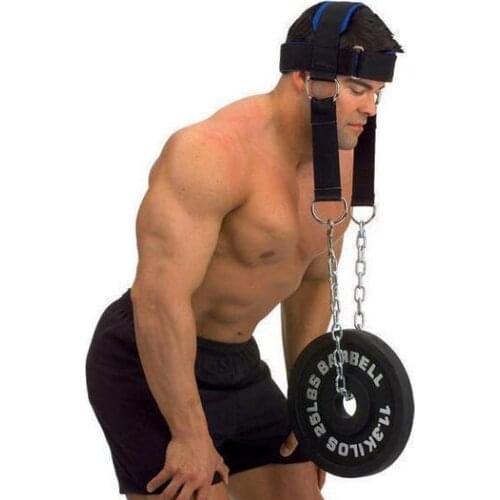 Gym Head Neck Trainer Shoulders Exercise Harness Strength Cap Shoulder Muscle Training Weight Bearing Lifting Belt