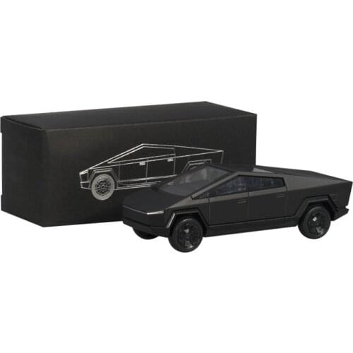 Xcartoys 1:64 Tesla Cybertruck Pickup Truck 01 Black Diecast Model Car