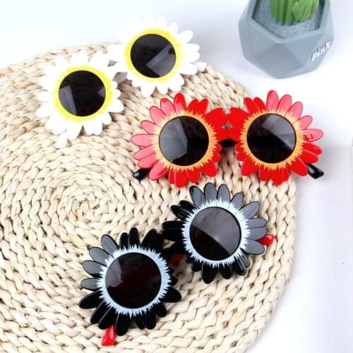 2021 Vintage Children Sunglasses Kids Pink Shades Round Glasses Baby Fashion Cute Flower Sun Glasses Boys Girls Eyewear Oculos